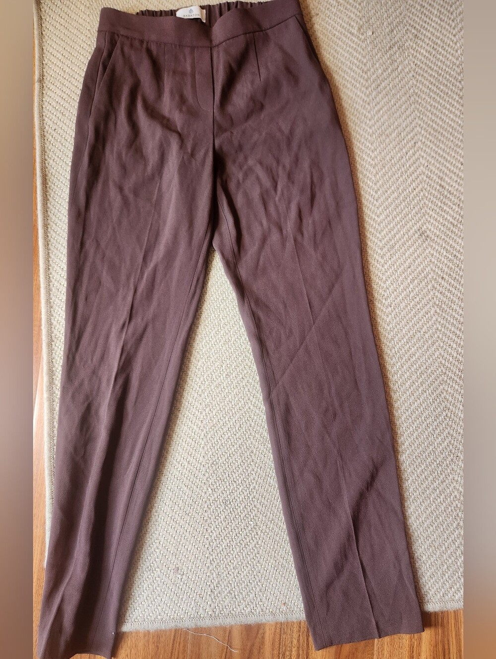 Babaton Brown Slim Dress Pants
